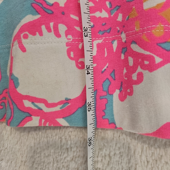 Preloved Lilly Pulitzer Pink Colorful Shift Mini Dress Size L Preppy Summer - Picture 8 of 9